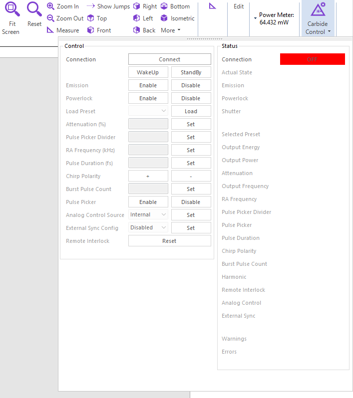 DMCレーザ加工ソフトウェアによるレーザー制御