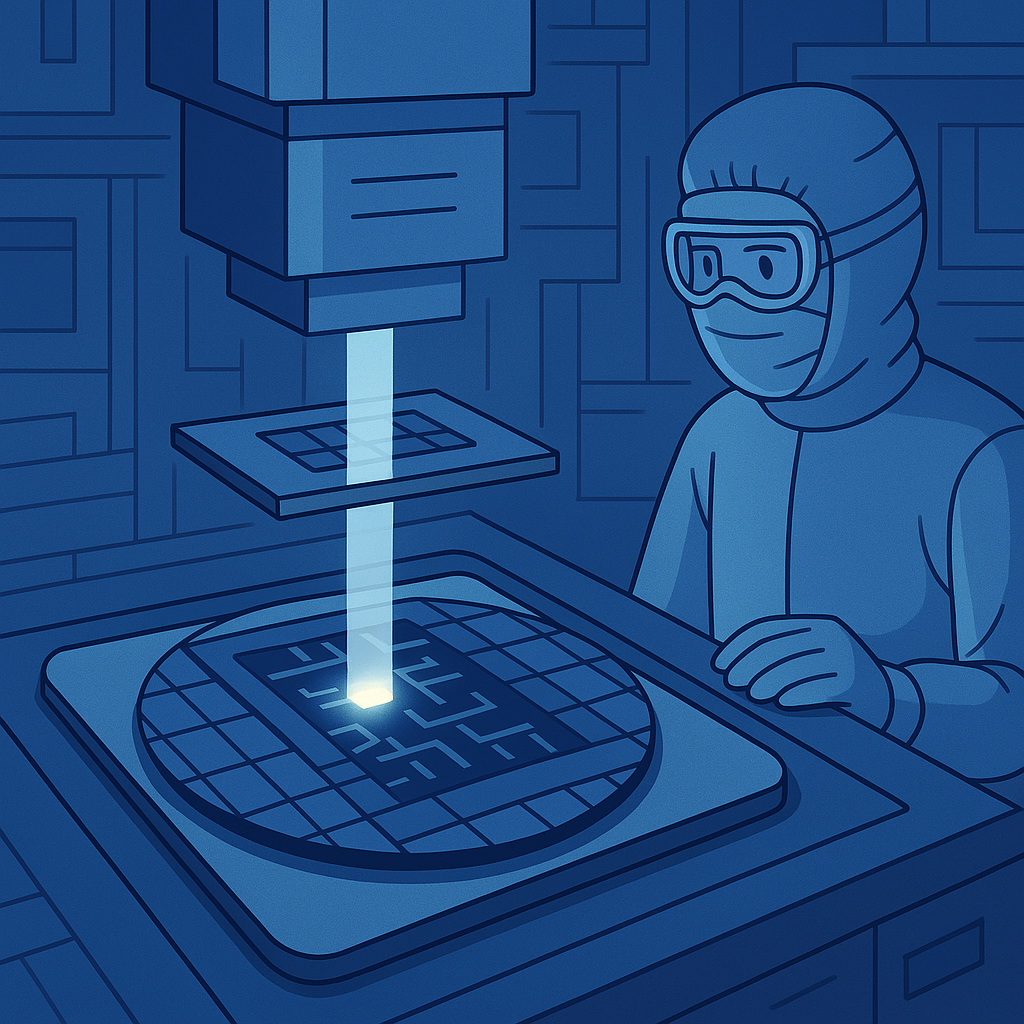 エキシマレーザのフォトリソグラフィ