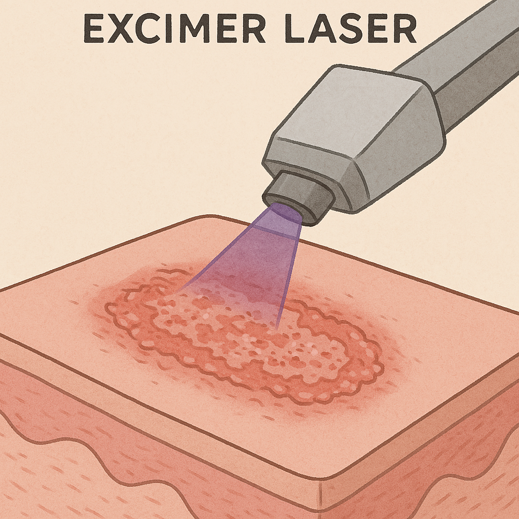 エキシマレーザの皮膚疾患治療