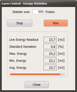 エキシレーザ 内部パワーモニタ